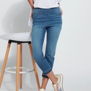 Lysse Toothpick Holding Power' Premium Denim- Cropped Straight Authentic…